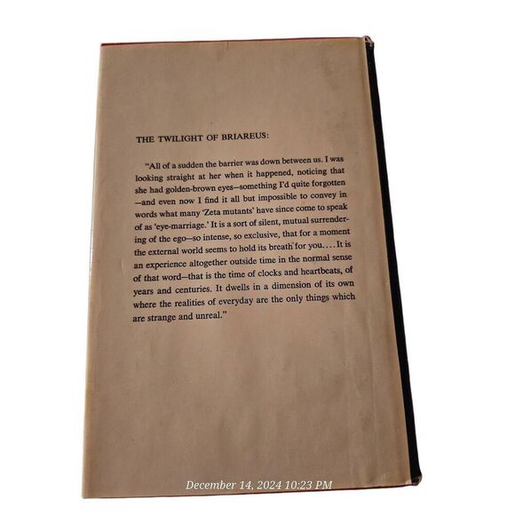 The twilight of Briareus by Richard Cowper book - Picture 3 of 4